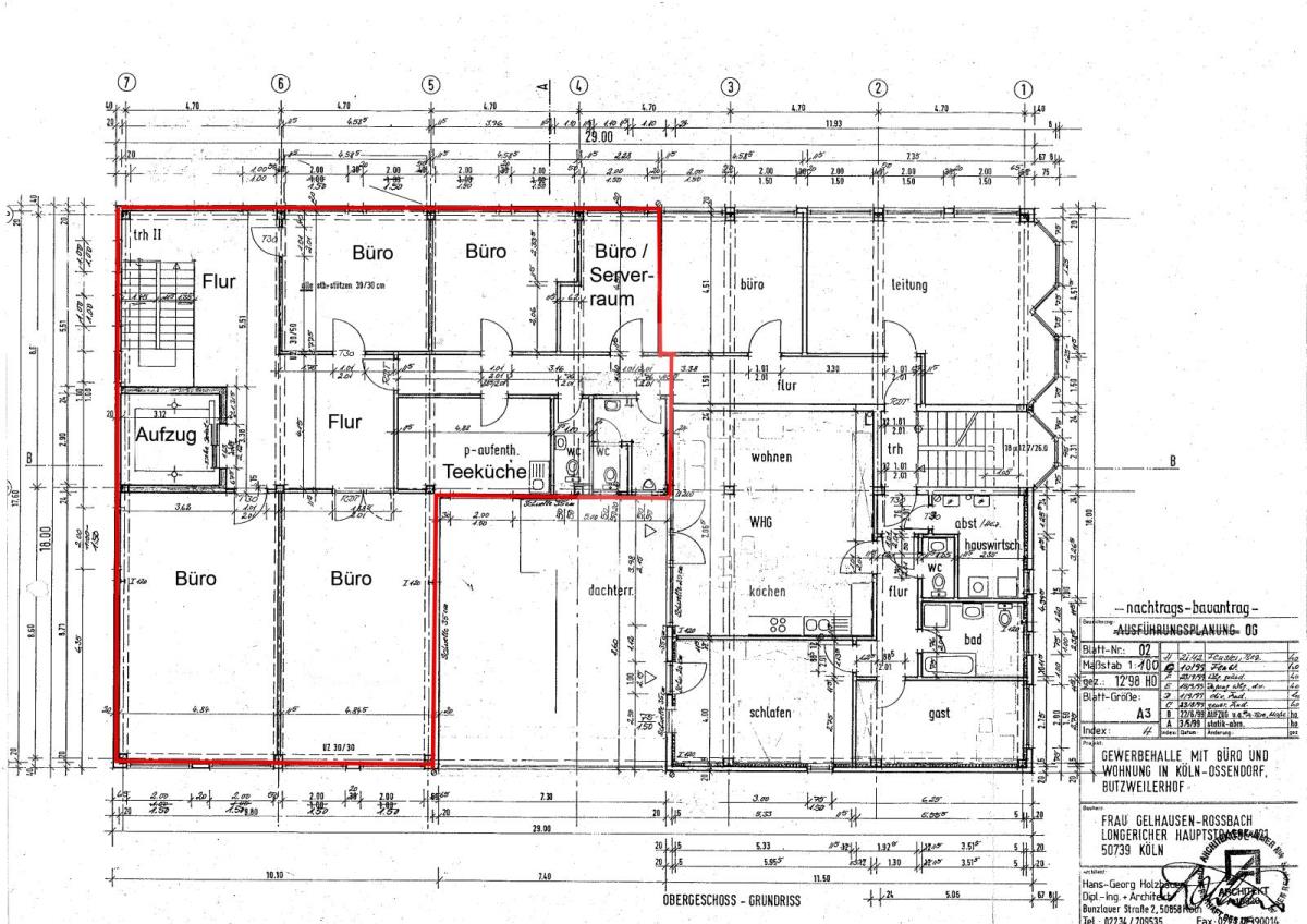 Büro-/Praxisfläche zur Miete 8 € 220 m²<br/>Bürofläche ab 220 m²<br/>Teilbarkeit Ossendorf Köln 50829