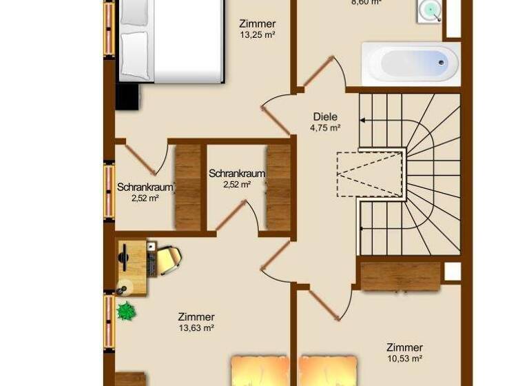 Reihenmittelhaus zum Kauf - Erstbezug 399.000 € 4 Zimmer 110 m² 320 m² Grundstück Lassee 2291