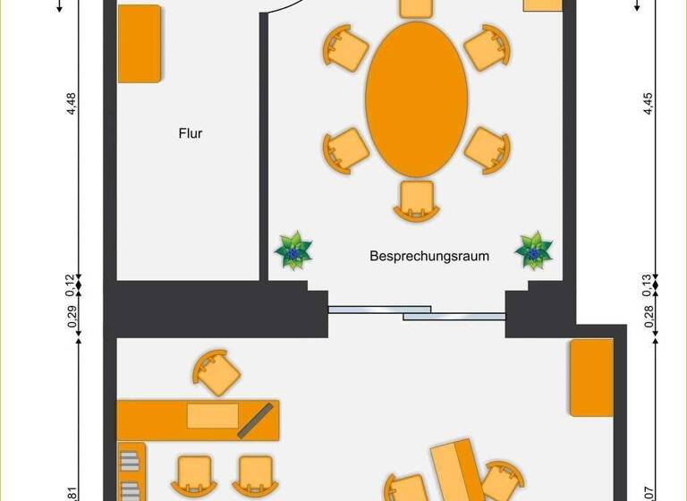 Bürofläche zur Miete provisionsfrei 590 € 40,4 m² Bürofläche Mitte Heiligenhaus 42579