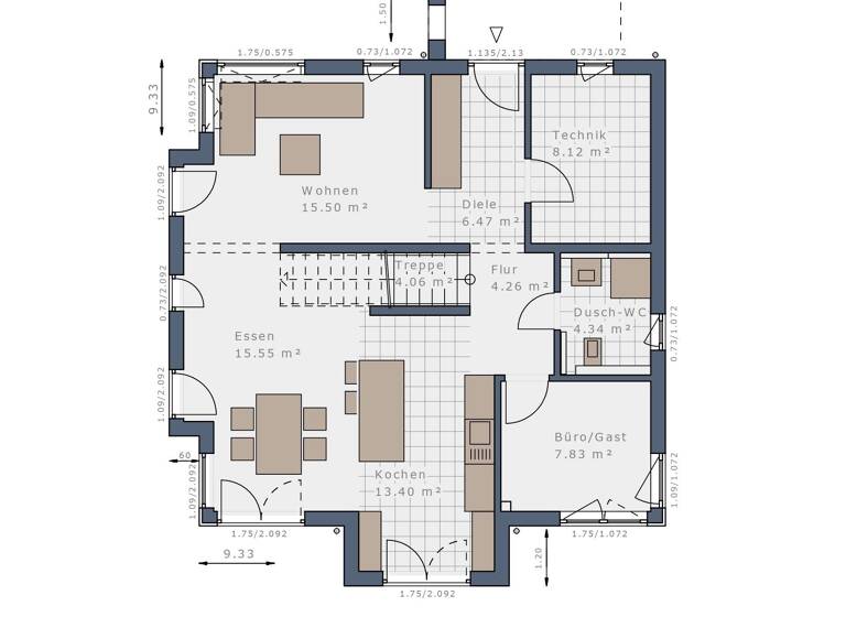 Einfamilienhaus zum Kauf provisionsfrei 570.000 € 5 Zimmer 155 m² 590 m² Grundstück Mandel 55595