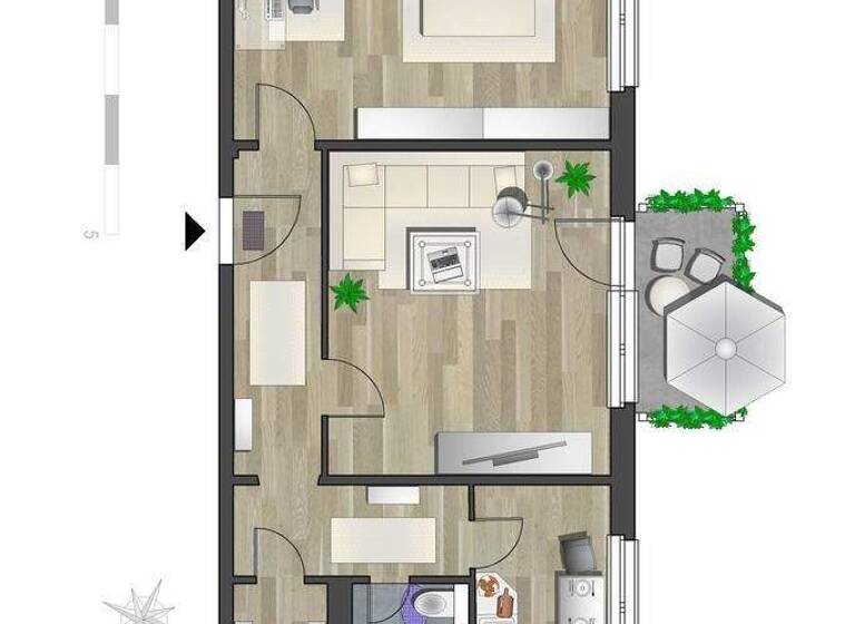 Wohnung zur Miete 380 € 2 Zimmer 62,8 m² 1. Geschoss frei ab 01.06.2026 Stollberger Str. 27 Kapellenberg Chemnitz 09119
