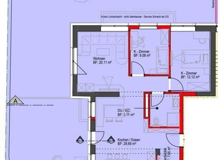 Wohnung zum Kauf - Erstbezug 488.000 € 4 Zimmer 99,6 m² Pfunds 6542