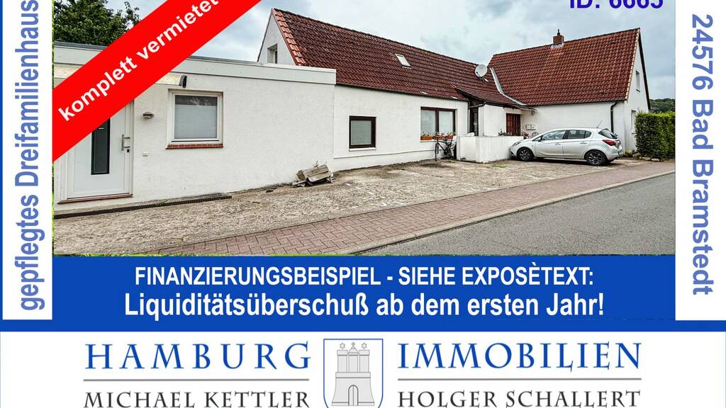 Mehrfamilienhaus zum Kauf 435.000 € 10 Zimmer 206 m² 532 m² Grundstück Bad Bramstedt 24576