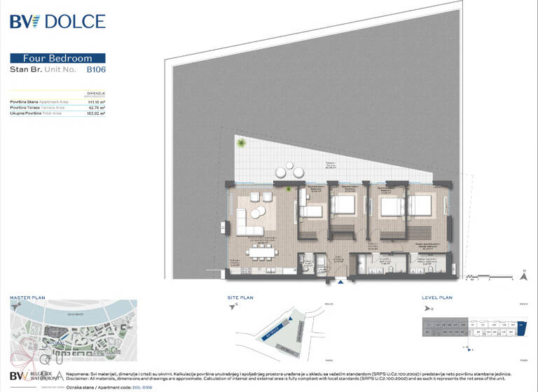Wohnung zum Kauf provisionsfrei 1.100.888 € 5 Zimmer 141,2 m² Belgrad Waterfront 11000