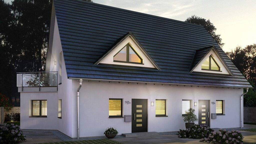 Doppelhaushälfte zum Kauf 389.099 € 4 Zimmer 125 m² 310,9 m² Grundstück Haunswies Affing 86444