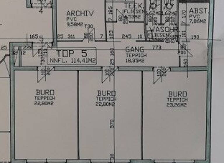 Büro zur Miete 10 € 3 Zimmer Grawatschgasse Wien 1230