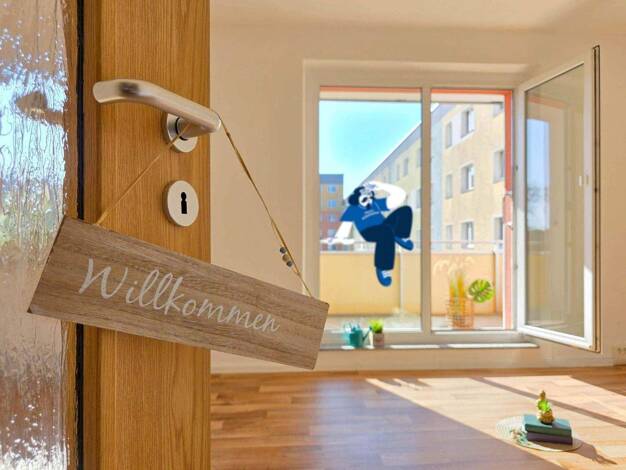 Wohnung zur Miete 347 € 2 Zimmer 49,6 m² 2. Geschoss Pablo-Picasso-Straße 22 Kannenstieg Magdeburg 39128