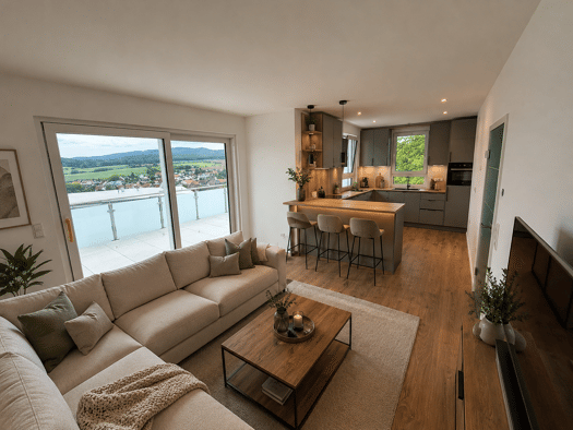 Penthouse zur Miete 1.075 € 3 Zimmer 76 m² Geschoss 1/3 frei ab 30.09.2026 Heckershausen Ahnatal 34292