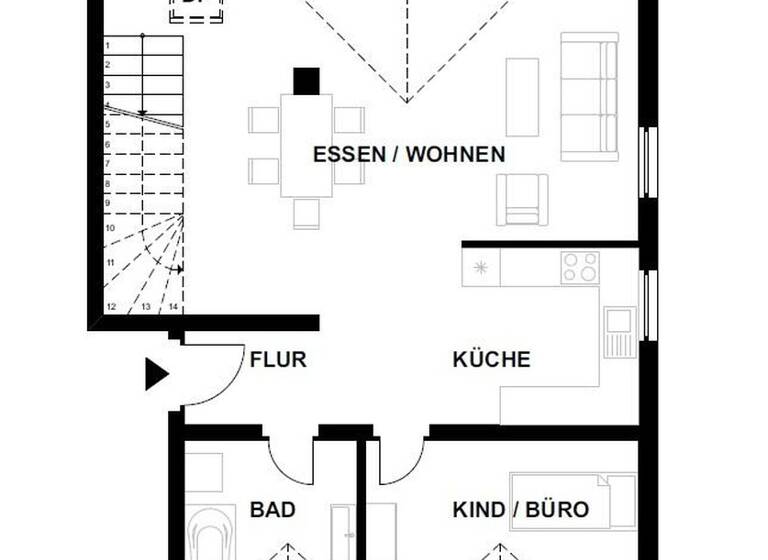 Maisonette zum Kauf provisionsfrei 359.000 € 3 Zimmer 111 m² 1. Geschoss Leininger Straße 6a Sausenheim Grünstadt 67269
