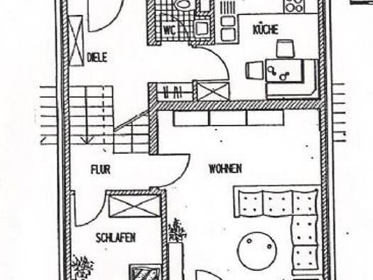 Wohnung zur Miete 1.150 € 4 Zimmer 110 m² Geschoss 3/3 frei ab sofort Weidenweg 2 Mitterlern Berglern 85459