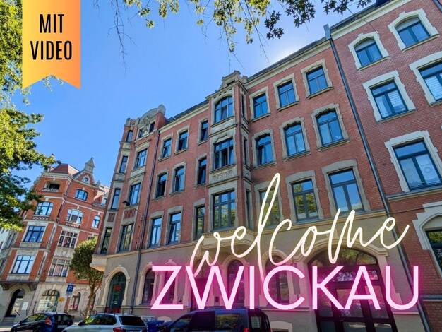 Wohnung zur Miete 400 € 2,5 Zimmer 69 m² 3. Geschoss Osterweihstraße 6 a Innenstadt Zwickau 08056