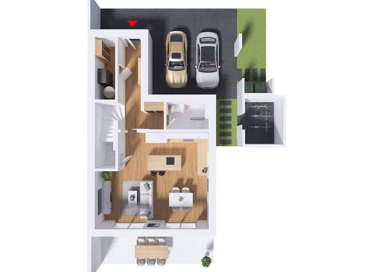 Doppelhaushälfte zum Kauf provisionsfrei 531.500 € 5 Zimmer 128,3 m² 401 m² Grundstück Diekholzen 31199