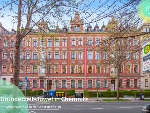 Mehrfamilienhaus zum Kauf als Kapitalanlage geeignet 1.010.000 € 594 m² Kaßberg Chemnitz 09112