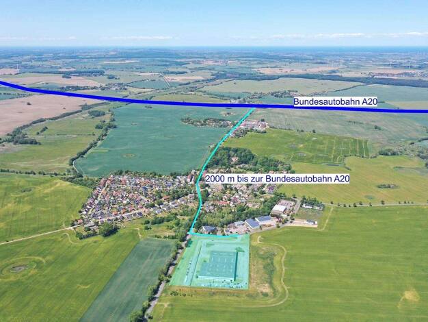 Lagerhalle zur Miete 3 € 5.496,9 m² Lagerfläche teilbar ab 20 m² Am Mühlenberg 8 Ziesendorf 18059