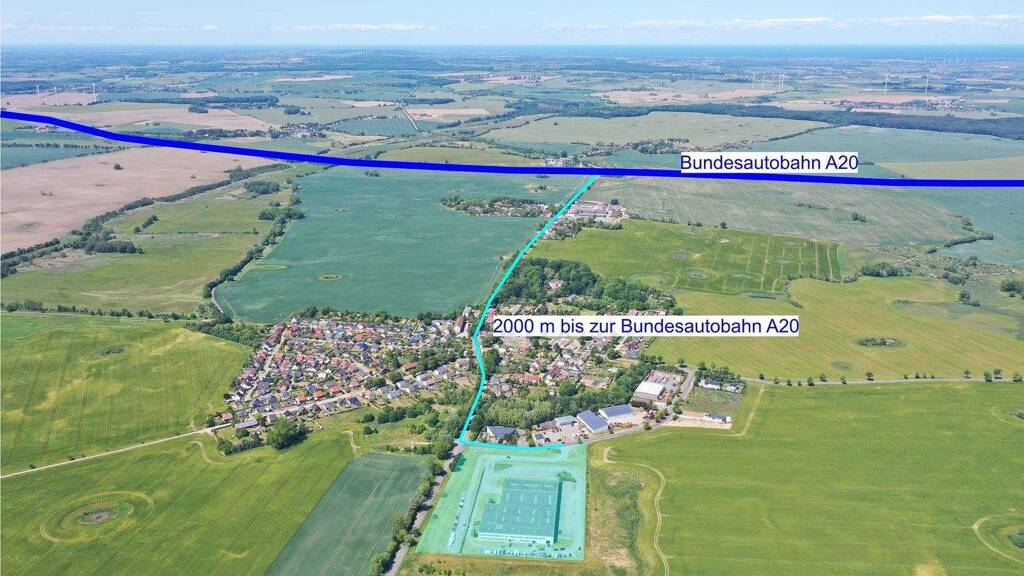 Lagerhalle zur Miete 3 € 5.496,9 m² Lagerfläche teilbar ab 20 m² Am Mühlenberg 8 Ziesendorf 18059