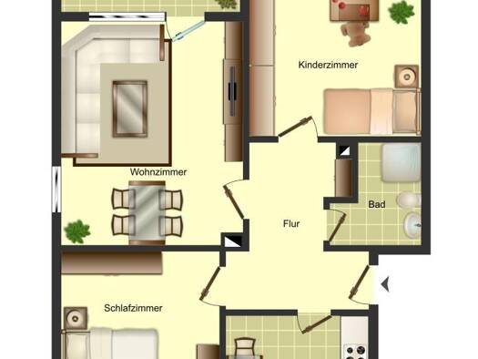 Wohnung zur Miete 559 € 3,5 Zimmer 72 m² 2. Geschoss frei ab 01.09.2026 Amselstraße 15 Weddinghofen Bergkamen 59192