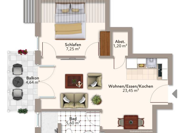 Wohnung zum Kauf provisionsfrei 285.525 € 2 Zimmer 39,4 m² 2. Geschoss Schulstraße 62 Zingst 18374