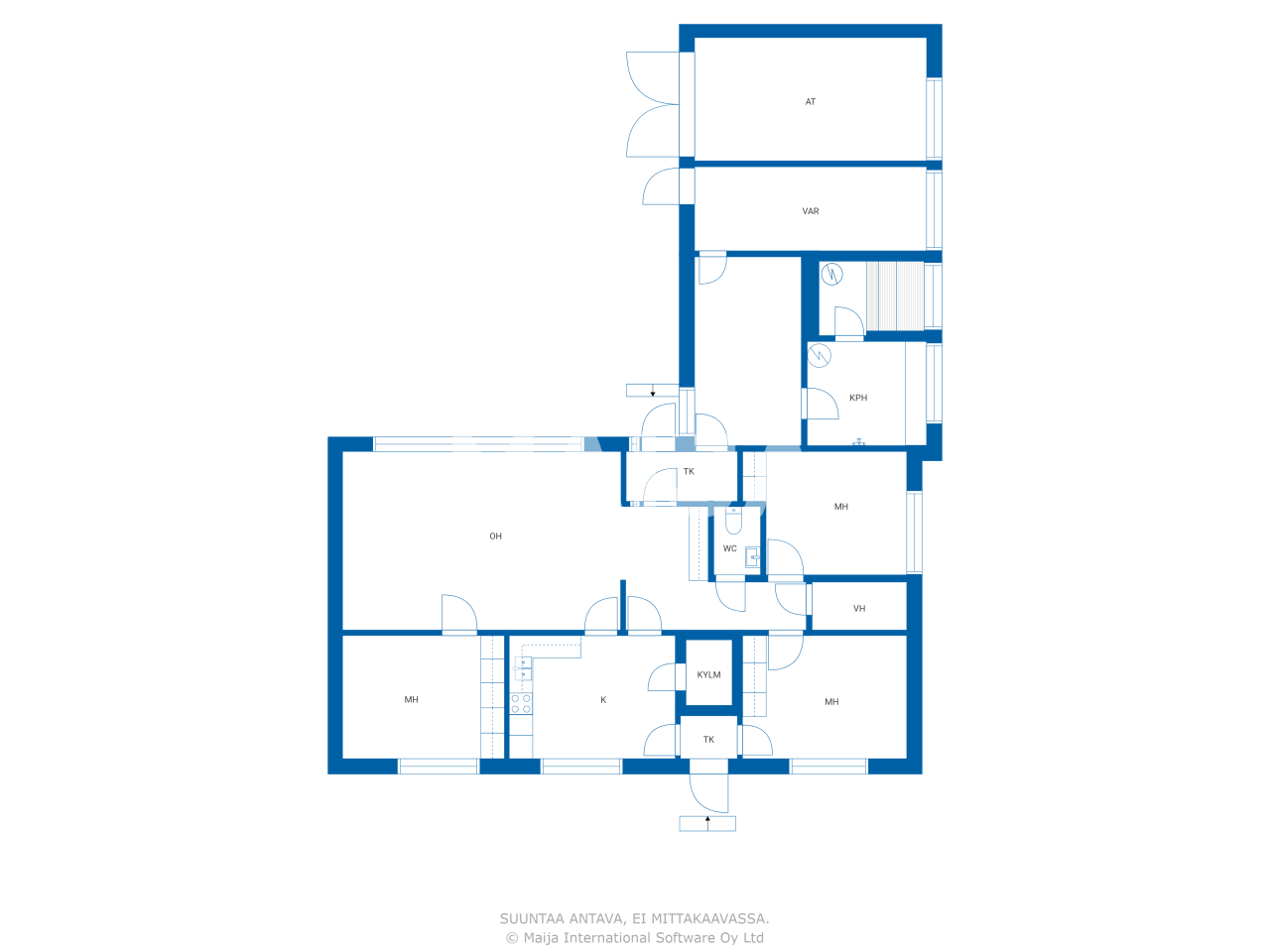 Einfamilienhaus zum Kauf 29.000 € 4 Zimmer 119 m²<br/>Wohnfläche 974 m²<br/>Grundstück Metsätie 8 Kemijärvi 98440