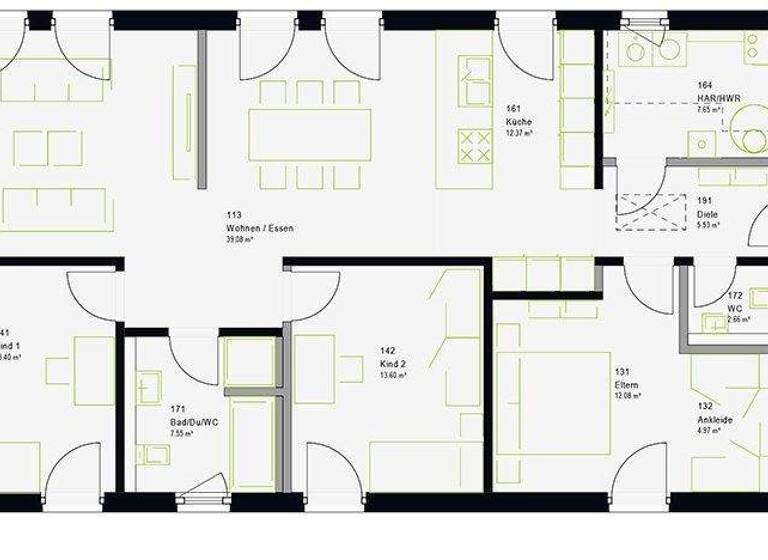 Bungalow zum Kauf 260.000 € 6,5 Zimmer 119 m² 487 m² Grundstück Honhardt Frankenhardt 74586