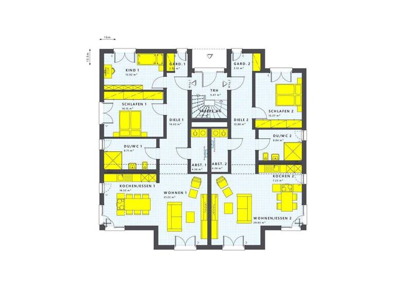 Mehrfamilienhaus zum Kauf provisionsfrei 2.156.000 € 15 Zimmer 519 m² 1.050 m² Grundstück Schmieheim Kippenheim 77971