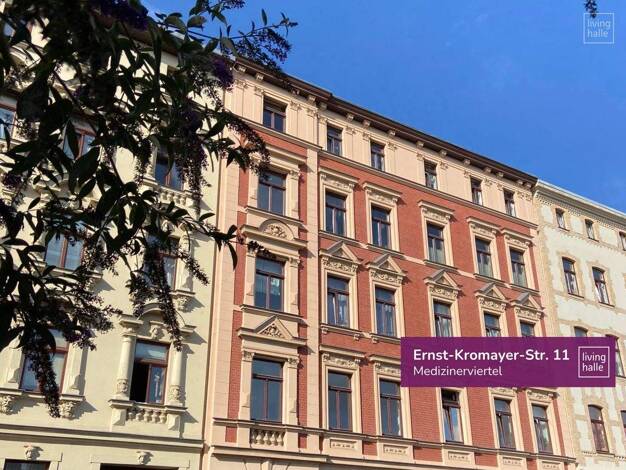 Wohnung zur Miete 620 € 3 Zimmer 70 m² 1. Geschoss Ernst-Kromayer-Straße 11 Innenstadt Halle 06112