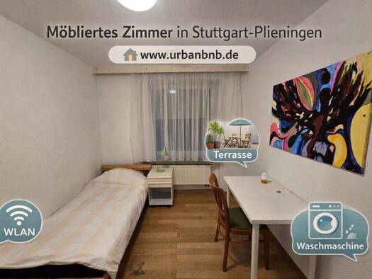 WG-Zimmer zur Miete Wohnen auf Zeit 560 € 15 m² frei ab 31.01.2026 Steinpilzweg 0 Schönberg Stuttgart - Birkach OT Schönberg 70599