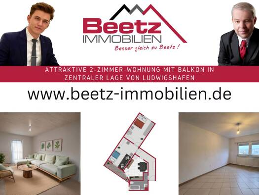 Wohnung zum Kauf 119.000 € 2 Zimmer 55 m² 3. Geschoss Süd Ludwigshafen am Rhein 67061