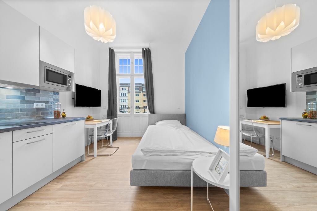 Wohnung zur Miete Wohnen auf Zeit 980 € 1 Zimmer 19 m²<br/>Wohnfläche 04.12.2024<br/>Verfügbarkeit Frankfurter Allee Friedrichshain Berlin 10247