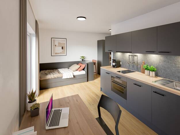 Wohnung zum Kauf - Neubau 518.700 € 3 Zimmer 74,1 m² 2. Geschoss frei ab 30.09.2029 Stromerstraße 3 Tafelhof Nürnberg 90443