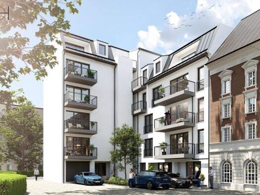 Wohnung zum Kauf - Erstbezug 391.000 € 2 Zimmer 58,3 m² 3. Geschoss Hirzelstraße 20 Kleinzschocher Leipzig 04229