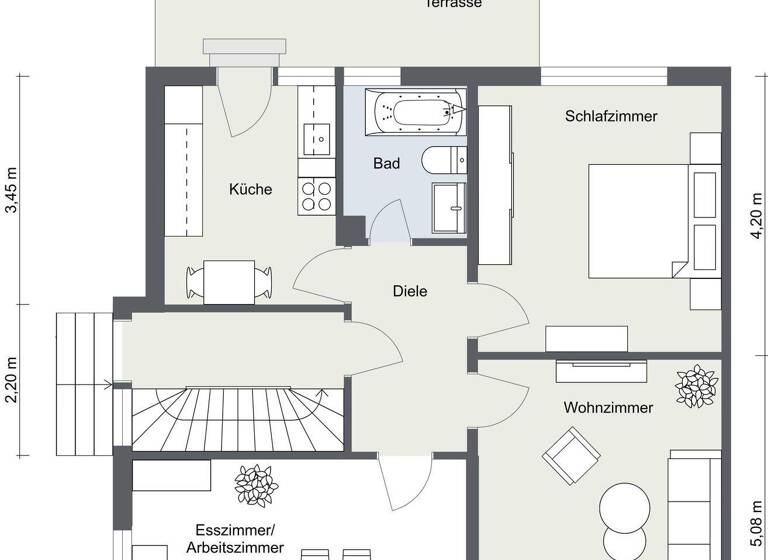 Doppelhaushälfte zum Kauf 1.280.000 € 9 Zimmer 213 m² 506 m² Grundstück Eichbergstraße 32 Littenweiler Freiburg im Breisgau 79117