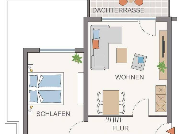 Penthouse zum Kauf 249.000 € 2 Zimmer 63,5 m² 2. Geschoss Talstr.xx Kalbach Frankfurt am Main 60437