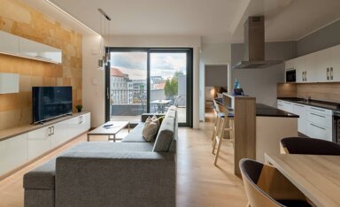 Wohnung zur Miete Wohnen auf Zeit 2.737 € 2 Zimmer 57 m² frei ab 11.01.2025 Ostra-Allee Wilsdruffer Vorstadt (Ostra-Allee) Dresden 01067