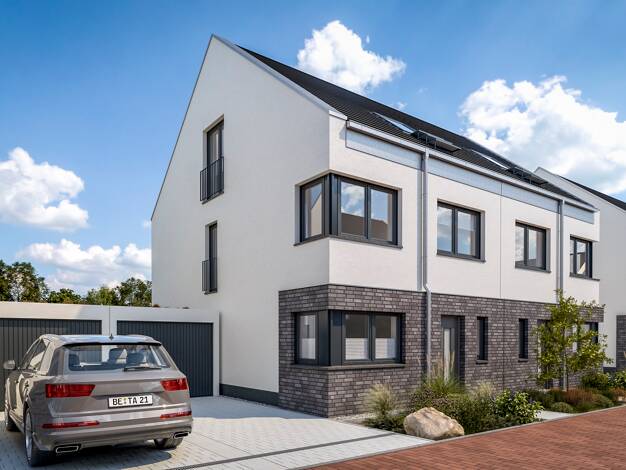 Doppelhaushälfte zum Kauf - Neubau provisionsfrei 507.600 € 5,5 Zimmer 136 m² 244 m² Grundstück Etzelweg Wickede Dortmund 44319