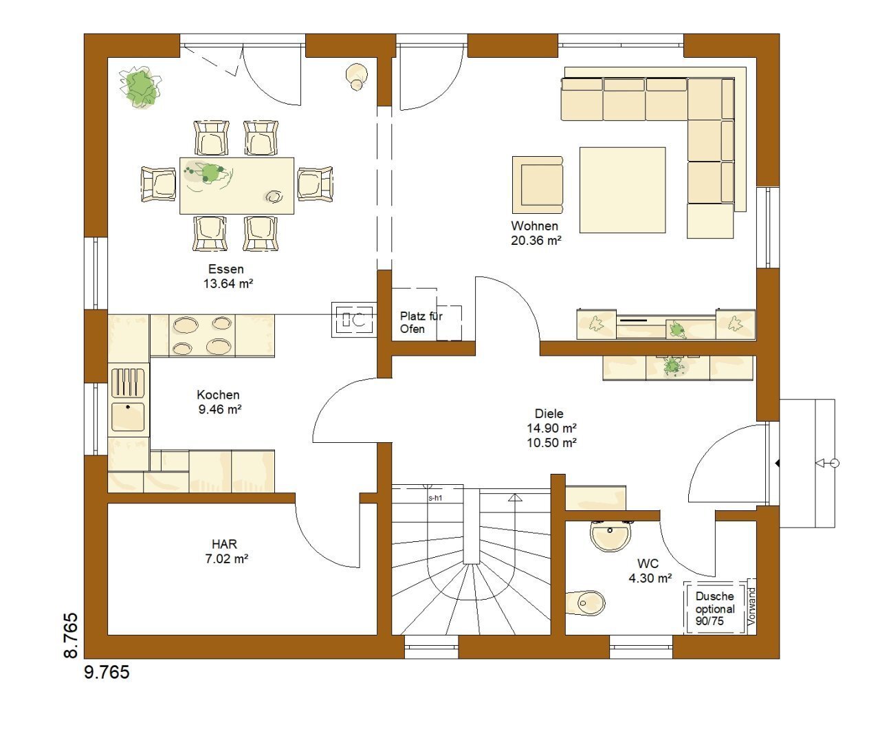 Einfamilienhaus zum Kauf provisionsfrei 576.500 € 4 Zimmer 131 m²<br/>Wohnfläche 822 m²<br/>Grundstück Nauen Nauen 14641