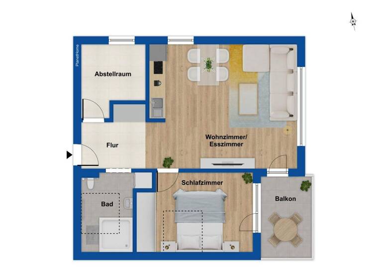 Wohnung zum Kauf 190.000 € 2 Zimmer 60,6 m² Brake Lemgo 32657