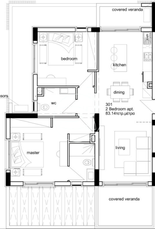 Wohnung zum Kauf 295.000 € 4 Zimmer 97 m²<br/>Wohnfläche Ypsonas