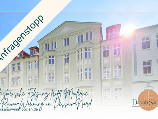 Wohnung zur Miete 750 € 3 Zimmer 85 m² 1. Geschoss Sebastian-Bach-Str. 5 Innenstadt Dessau-Roßlau 06844