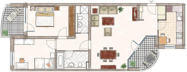 Wohnung zum Kauf provisionsfrei 200.000 € 3 Zimmer 86 m²<br/>Wohnfläche ab sofort<br/>Verfügbarkeit Friedrichstr Südost Hanau 63450