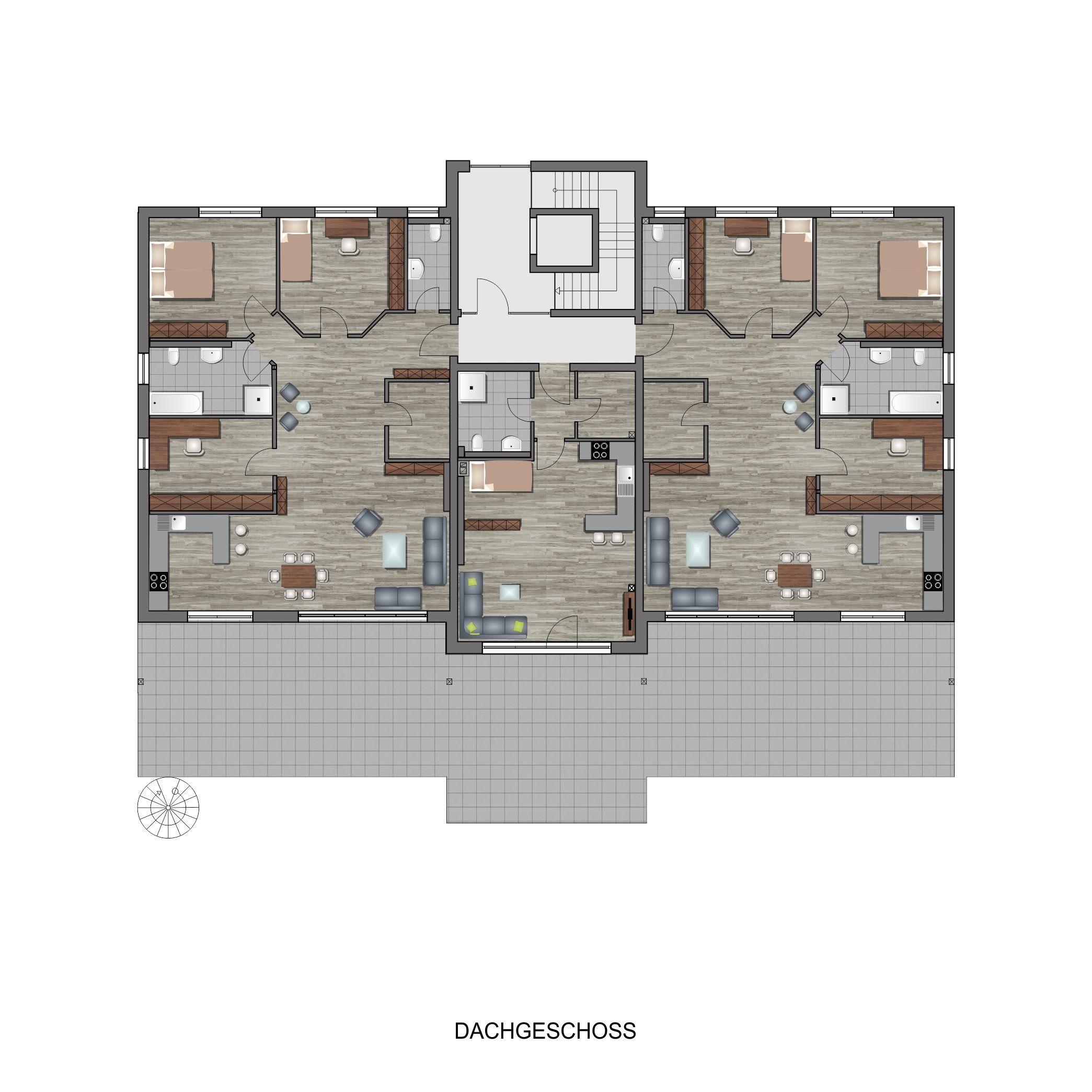 Terrassenwohnung zur Miete 1.485 € 4 Zimmer 135 m²<br/>Wohnfläche 3.<br/>Geschoss Am alten Bahnhof 8 Lollar Lollar 35457