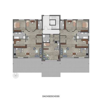 Terrassenwohnung zur Miete 1.485 € 4 Zimmer 135 m² Geschoss 1/2 Am alten Bahnhof 8 Lollar Lollar 35457
