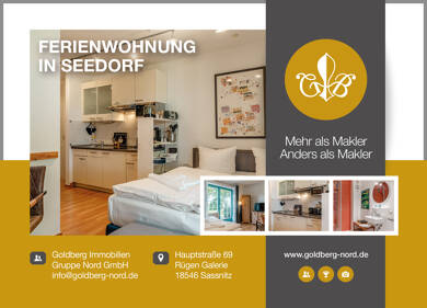 Wohnung zum Kauf als Kapitalanlage geeignet 129.000 € 1 Zimmer 26 m² Seedorf Sellin 18586