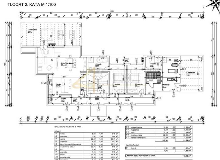 Wohnung zum Kauf 649.000 € 3 Zimmer 200 m² Porec Luka