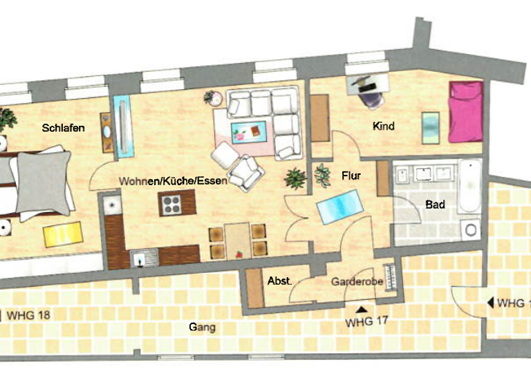 Wohnung zum Kauf 279.000 € 3 Zimmer 93,3 m² frei ab sofort Weistropp Klipphausen 01665