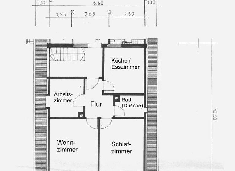 Wohnung zur Miete 500 € 3 Zimmer 45,4 m² Dechsendorf 91056