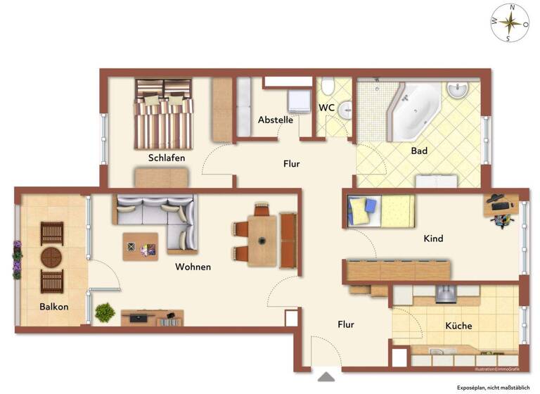 Wohnung zum Kauf 595.000 € 3 Zimmer 95,6 m² 2. Geschoss frei ab 01.06.2026 Sendling-Westpark München 81369
