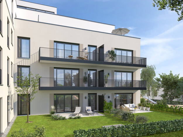 Wohnung zum Kauf - Neubau 497.500 € 2 Zimmer 63 m² EG Germering Germering 82110