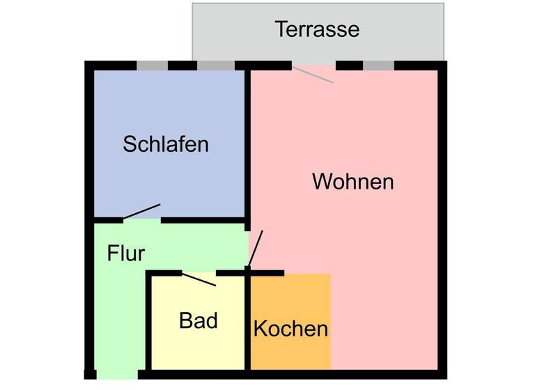Wohnung zur Miete 360 € 2 Zimmer 55 m² EG frei ab 01.05.2026 Doberschau 02692