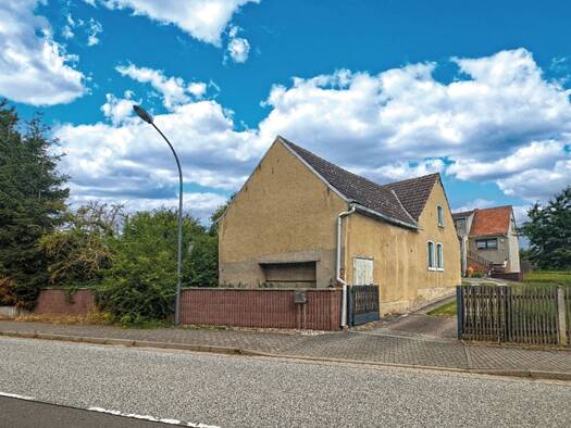 Einfamilienhaus zum Kauf 9.500 € 4 Zimmer 130 m² 226 m² Grundstück Liedersdorfer Hauptstraße 13 Liedersdorf Allstedt 06542
