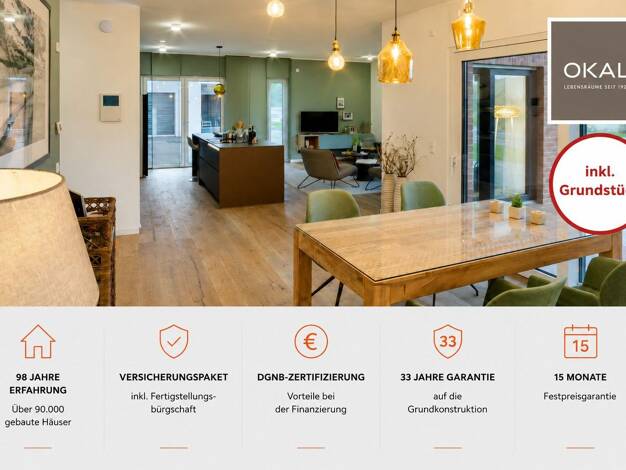 Doppelhaushälfte zum Kauf 370.180 € 4 Zimmer 107,6 m² 352 m² Grundstück Brüsewitz Brüsewitz 19071